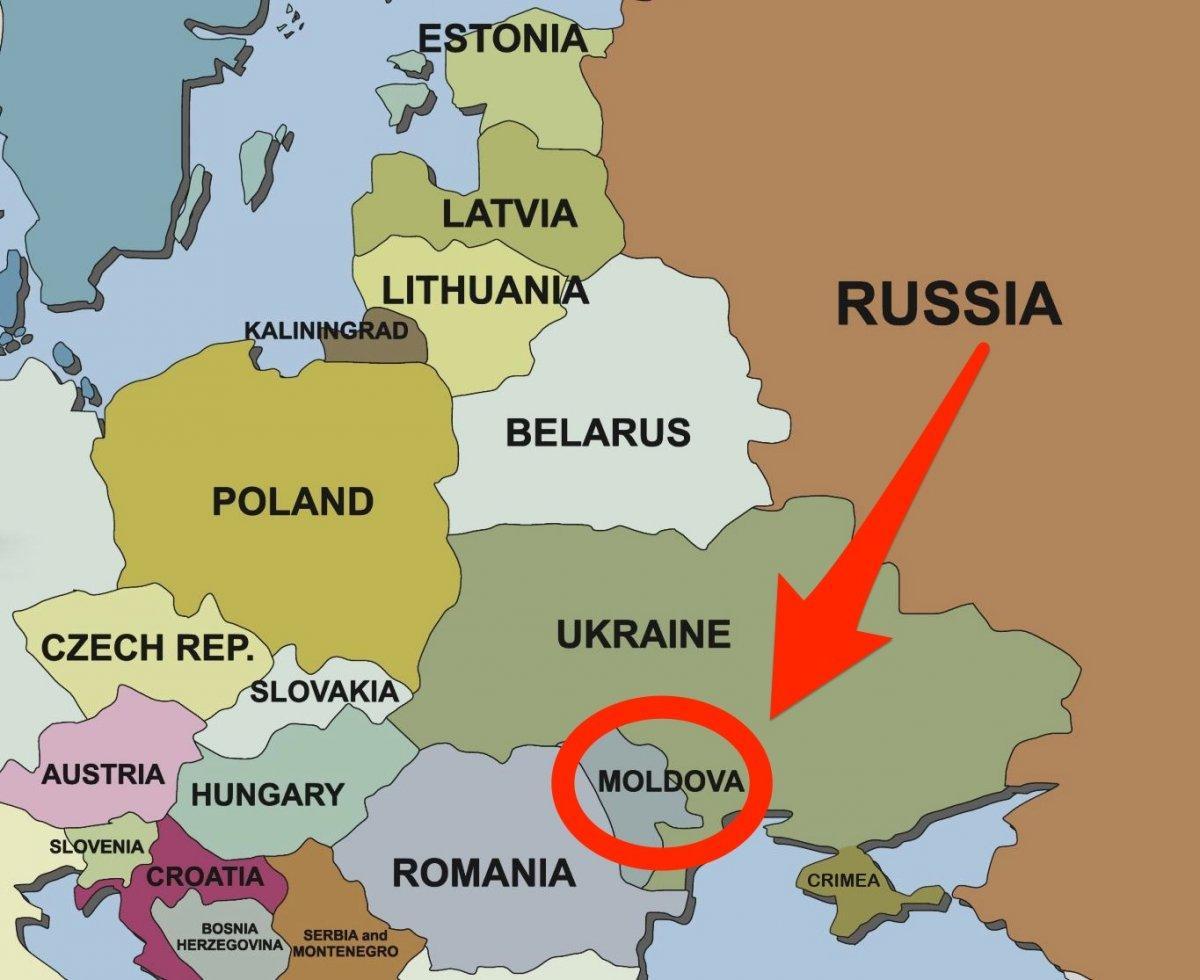 La Moldavie Carte 