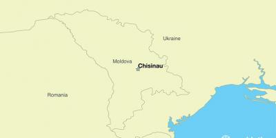 La carte de chisinau, Moldova